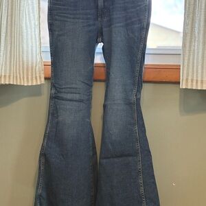 Wrangler Dark Blue Flare Jeans